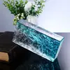 Parede Divisória de Tijolo de Cristal Super Branco Tela Transparente Sólida para Banheiro Quadrado Colorido de Celebridade de Internet Blocos de Tijolo de Fusão a Quente