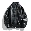 Otoño 2026 Nuevo Estilo Chaqueta Holgada Abrigo de Trabajo Moda Tendencia Chaqueta de Cuero Impermeable para Exteriores Chaqueta de Moto para Hombre