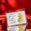 Pegatinas para Teléfono de Oro Puro 999, Láminas de Oro para Hacerse Rico de Princesa, Imanes de Refrigerador de Fortuna, Tarjetas de Oro de Tesoro, Regalos al por Mayor