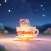 Gato Estrelado Frases Criativas Cura Tendência Brincadeira Caixa Surpresa Artesanato Fofo Estatuetas Caixa Surpresa Caixa Surpresa de Nicho Item Quente de Celebridade da Internet