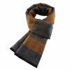 Bufanda para Hombre de Mediana Edad y Personas Mayores, Bufanda de Felpa Gruesa Rayada Cálida de Invierno, Material de Algodón, Regalo para Abuelo