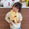Bufanda de Piel Sintética de Conejo Otoño/Invierno 2026 para Niñas, Calentador de Cuello Cálido Estilo Coreano para Padres e Hijos, Bufanda Cruzada para Niños y Niñas, Venta al por Mayor