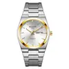 Marca Wlisth Reloj de Acero Transfronterizo para Hombre Calendario Dual Resistente al Agua Luminoso Reloj de Cuarzo Transmisión en Vivo Reloj de Comercio Exterior Modelo Popular