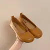 Zapatos planos cómodos de suela blanda con separación de dedos de mariquita 2026 nuevos Mary Janes de cuero supersuave zapatos de verano de corte bajo para mujer retro