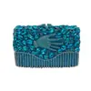 Guantes transfronterizos bolsa de cena hueca incrustada de diamantes bolso de mano con diamantes de agua de banquete europeo y americano bolso de mano con piedras