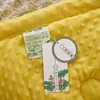 Coleção Outono 2026 Núcleo de Colcha Veludo Leite Primavera e Outono, Colcha Puff Tecido Amassado, Lavável à Máquina, Colcha de Fibra para Dormitório Estudantil