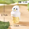 Desenho Animado Transfronteiriço Fofo Casquinha de Sorvete Pato de Borracha Feito à Mão Micro Paisagem Decoração de Mesa Acessórios DIY para Casquinha de Sorvete