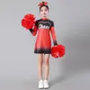 Disfraces de Cheerleading de Primavera y Otoño para Niñas y Niños Disfraces de Performance Disfraces para Competiciones de Danza de Cheerleading Juegos Deportivos Aeróbicos Mesa