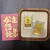 Ouro Puro 999 Adesivo para Celular de Ouro Princesa Por Favor Fique Rica e Fique Rica Presente Popular Fabricante Atacado Pequena Caixa de Presente