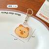 Capabala chaveiro bonito capivara acrílico pingente estudante mochila lápis estojo decoração pequenos acessórios pequeno presente