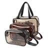 Bolsa de Cosméticos Ins Atacado Impermeável Transparente Portátil Bolsa de Higiene Pessoal Preguiçosa Transfronteiriça Nova Bolsa de Armazenamento Grande Capacidade Portátil