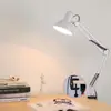 Lámpara de Escritorio LED de Brazo Largo 39cm Plegable Protección Ocular Clip para Escritorio Aprendizaje Trabajo Manicura Reparación de Pestañas Pintura Tatuaje Bordado