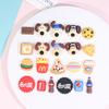 Perro Volador Dibujo Animado Comida Juego Combinación Pegamento Suave Pantuflas Decorativas Taza de Agua Accesorios Parche de Dibujos Animados Funda de Teléfono DIY Lindo