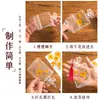 Marcadores de flores secas estilo Ins, pegatinas de botella de vidrio transparente, especímenes de plantas, pegatinas en relieve hechas a mano para manualidades infantiles, regalos y premios