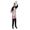 Delantal Sangriento de Halloween Delantal de Cocina para Adultos Accesorios para Fiesta de Festival de Fantasmas de Terror Delantal de Halloween
