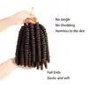 Fio Retardante de Chama de Baixa Temperatura Tranças Africanas Pequenas Enroladas Mola Havana Curl Conjunto de Cabelo Crochê Duas Peças Direto do Fabricante