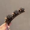 Pinza de Pico de Pato para Cabello Corto, Horquilla Trenzada, Accesorio para el Cabello, Pinza de Terciopelo, Pinza para el Flequillo Lateral de Mujer, No Daña el Cabello