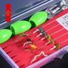 Kit de Anzol para Isca com Lantejoula Semente de Melão, Pré-amarrado sem Danificar a Linha, Montagem de Pesca para Tilápia, Peixe-boca-de-cavalo, Explosão de Minhoca Macia