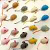 Nuevo peluche para mascotas Muñeco de ratón traje juguete para gato en stock simulación ratoncito suministros para mascotas fábrica mayoreo