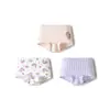 Ropa interior para bebé BalaoneBalabala, Calzoncillos tipo bóxer para niños de algodón puro en la entrepierna, Paquete de tres para niñas