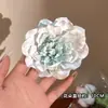 Pinza para el cabello con flor de peonía antigua de alto valor, nueva, con clip lateral de hada, tocado con flores, accesorios de ambiente, accesorios para el cabello con foto