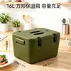 Caja enfriadora para acampar al aire libre, montada en autocaravana, para viajes de conducción autónoma, caja enfriadora de cubitos de hielo, caja específica para pesca, caja aislada portátil para uso doméstico y venta ambulante