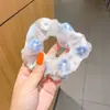 Goma para el pelo tipo scrunchie grande estilo coreano, banda elástica de alta elasticidad, goma elástica con estampado de leopardo, accesorio versátil para el cabello para mujer