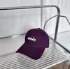 Gorra de Béisbol con Visera Bordada de Letra Estilo Coreano Cmin para Primavera y Verano para Hombres y Mujeres, Versátil y que Afina el Rostro
