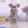 Figurilla de Oso Violento Estilo Chino Cerámica Sala de Estar Entrada Mueble de TV Aparador de Vino Hucha Decoración del Hogar Almacenamiento Tendencia Nacional