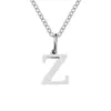 Collar con Colgante de Letra Emanco Acero de Titanio No se Desvanece Cadena para Clavícula Cadena de Hueso de Serpiente de Acero Inoxidable Nicho Europeo y Americano para Mujeres