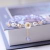 Pulsera de cristal de imitación estilo niña flor pequeña regalo para niños pequeña fresca exquisita pulsera para novias en stock venta al por mayor