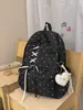 Mochila escolar nueva para estudiantes de secundaria, mochila estilo coreano ins, ligera para estudiantes de preparatoria, adecuada para la escuela y el transporte, mochila versátil