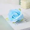 Cabezas de Flores de Rosa Simuladas, Flores de Seda, Flores Artificiales, Decoraciones de Pared de Flores para Bodas, Materiales para Coronas Hechas a Mano, Venta al por Mayor de Fabricantes en Stock