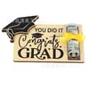 Venta Caliente Transfronteriza Regalo de Cumpleaños de Madera Ceremonia de Graduación Cartera de Madera DIY Decorativa Regalo en Efectivo Cartera de Madera