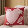 Almofada Decorativa Festiva de Desenho Animado Almofada de Verão de Seda de Gelo Almofada de Encosto para Sofá de Sala de Estar Almofada de Decoração de Casamento Almofada Lombar para Cabeceira de Quarto