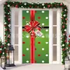 Cortina de Puerta Navideña del Grinch de Venta Caliente Transfronteriza Tela Decorativa Paño para Escena de Fiesta de Ventana de Gabinete de Entrada de Venta Caliente Transfronteriza Multipatrón