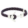 Pulsera de Paracord con Ancla Joyería Transfronteriza Tendencia para Hombres Europeos y Americanos Cuerda de Mano para Deportes de Supervivencia al Aire Libre