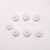 Decoraciones para Uñas con Flores Artificiales de Doble Capa Accesorios Pequeños de Resina Materiales DIY Hechos a Mano Pegamento en Crema Accesorios para Uñas Portátiles