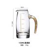 Juego de copas de vino blanco con lámina de oro de estilo chino, copa pequeña de una sola boca, dispensador de vino de cristal de alta calidad para el hogar, copa tipo bala, copa de vino
