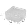 Caja Transparente Caja de Plástico a Prueba de Polvo Caja de Almacenamiento para Joyería Ferretería Papelería Caja de Almacenamiento para Aparejos de Pesca Caja Dispensadora para Cosméticos Caja de Almacenamiento de Escritorio