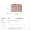 Nueva cartera coreana Yueqiankai con múltiples ranuras para tarjetas y cremallera, 80% de descuento, acabado mate y diseño de retazos, alto atractivo estético para niñas