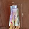 Estilo ins vaso pequeno vidro transparente arranjo de flores decoração sala de estar casa celebridade da internet nórdico luxo leve desktop decoração simples