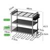 Estante de Almacenamiento para Herramientas Eléctricas de Pared de Alta Resistencia, Estante de Almacenamiento Caja de Almacenamiento Estante para Herramientas de Garaje Montaje en Pared