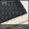 TecidoJacquard Geométrico em Relevo Bloco de Pedra Preta Vestido Cheongsam Vestido Roupas de Primavera e Outono Tecido Decorativo para Bolsa