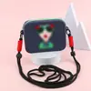 Bolso bandolera para teléfono con pantalla plegable de silicona, monedero de diosa de nuevo estilo con cremallera, bolsa de maquillaje de dibujos animados impermeable portátil