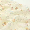1,0m Preço Tecido Preferido para Bebê Cachorro Fofo Algodão Crepe de Camada Dupla Pijama DIY e Babador