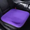 Almofada de Pelúcia para Assento de Carro de Inverno Peça Única Sem Encosto Almofada Espessa de Algodão Almofada Aquecida para Banco Dianteiro Almofada Quadrada Única