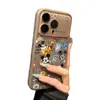 Adecuado para Apple 17Promax Nueva Funda para Teléfono Móvil 16Pro Graffiti Mickey Mouse Iphone15 Femenina 14