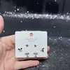 Conjunto de Brincos Múltiplas Peças Design Minimalista para Mulheres, Moda Versátil Exclusiva de Nicho Acessórios Galvanizados Ecológicos Atacado Yiwu