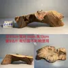Ornamento de Paisaje de Madera para Acuario Tamaño Pequeño Puente de Arco de Madera de Tejo Morado Natural Tocones de Árboles Sudamericanos Plataforma para Tomar el Sol de Tortuga Escondite Pilar Hundido